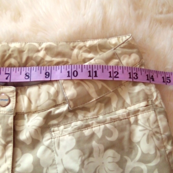 Descente Hawaiian Floral Snowpants Size 4 - Picture 5 of 11